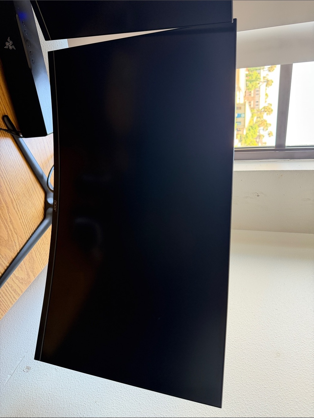 Acer Curved Black Monitor